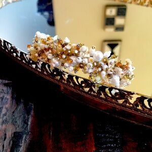 Beachy Boho Beaded Shell Bracelet